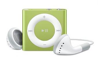 iPod shuffle 2 GB green